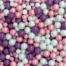 MIX BILE CROCANTE DE CIOCOLATA ALBE , ROZ SI VIOLET D 9 - 18 MM HATZIYIANNAKIS  3kg